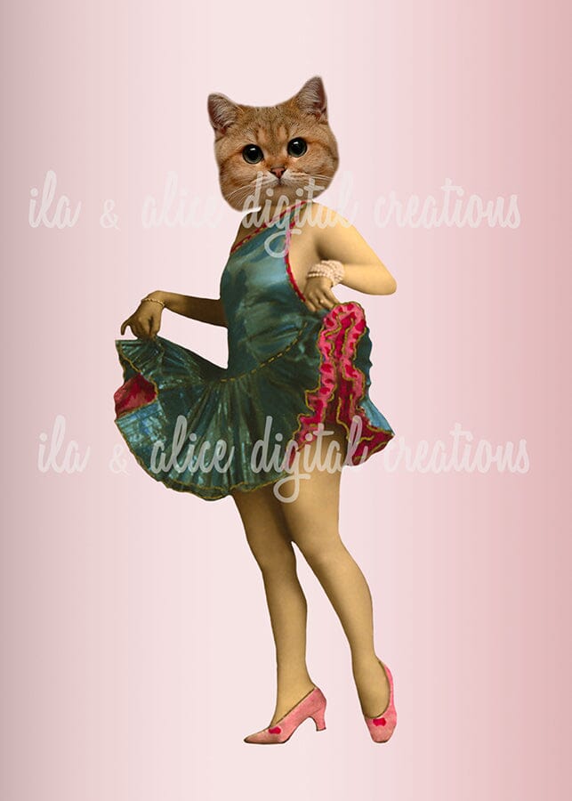 Fashionable with Fur and Feathers Postcards Post Cards ila & alice