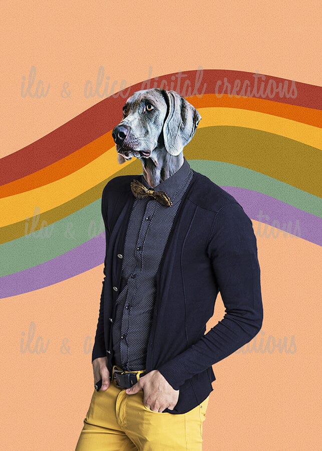 Cool Dude Postcards Post Cards ila & alice