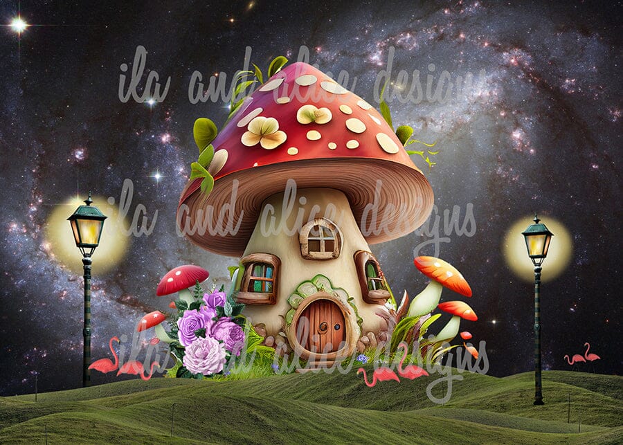 Galaxy Collage Art Postcards Post Cards ila & alice