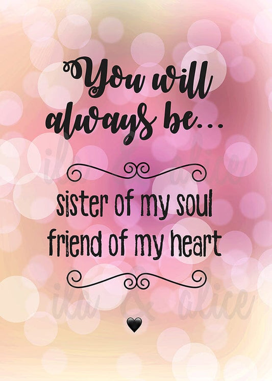 Friendship Postcards with Loving Quotes Post Cards ila & alice