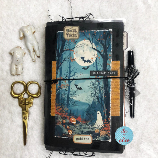 Ghosts in Spooky Town Halloween Junk Journal #3 Journal ila & alice 