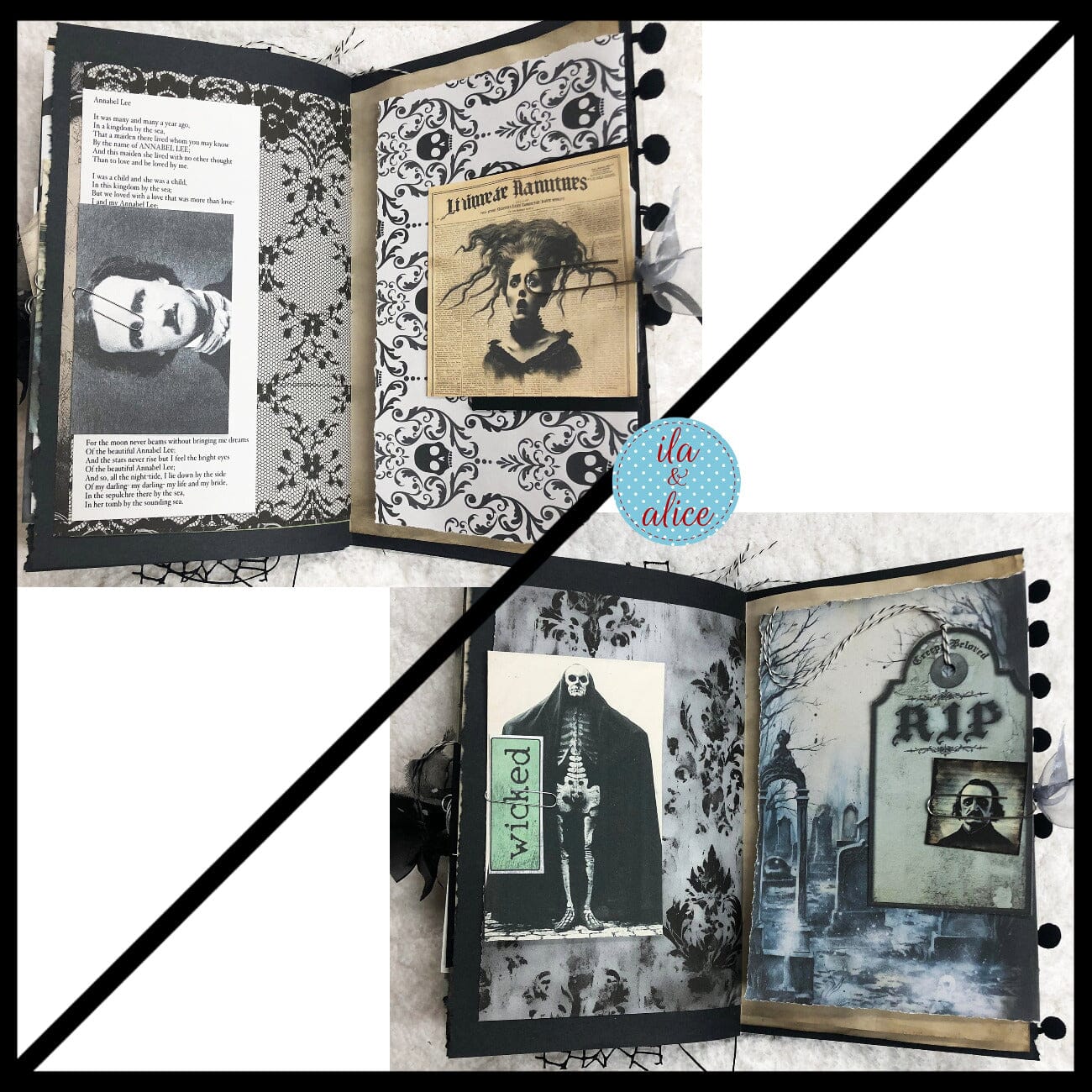 A Night of Fright Halloween Junk Journal #1 Journal ila & alice 