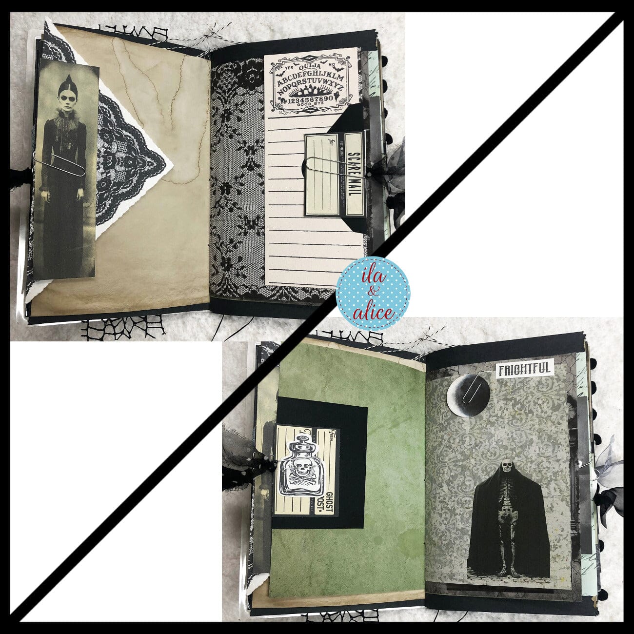 A Night of Fright Halloween Junk Journal #3 Journal ila & alice 