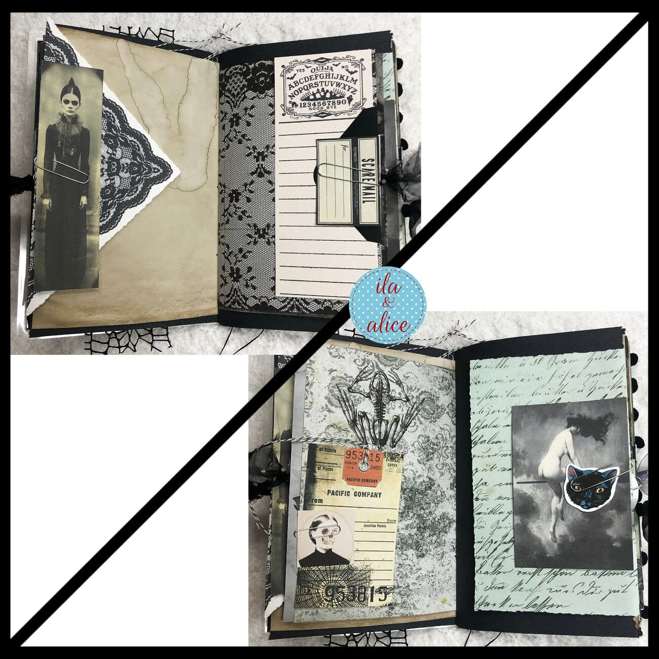 A Night of Fright Halloween Junk Journal #1 Journal ila & alice 