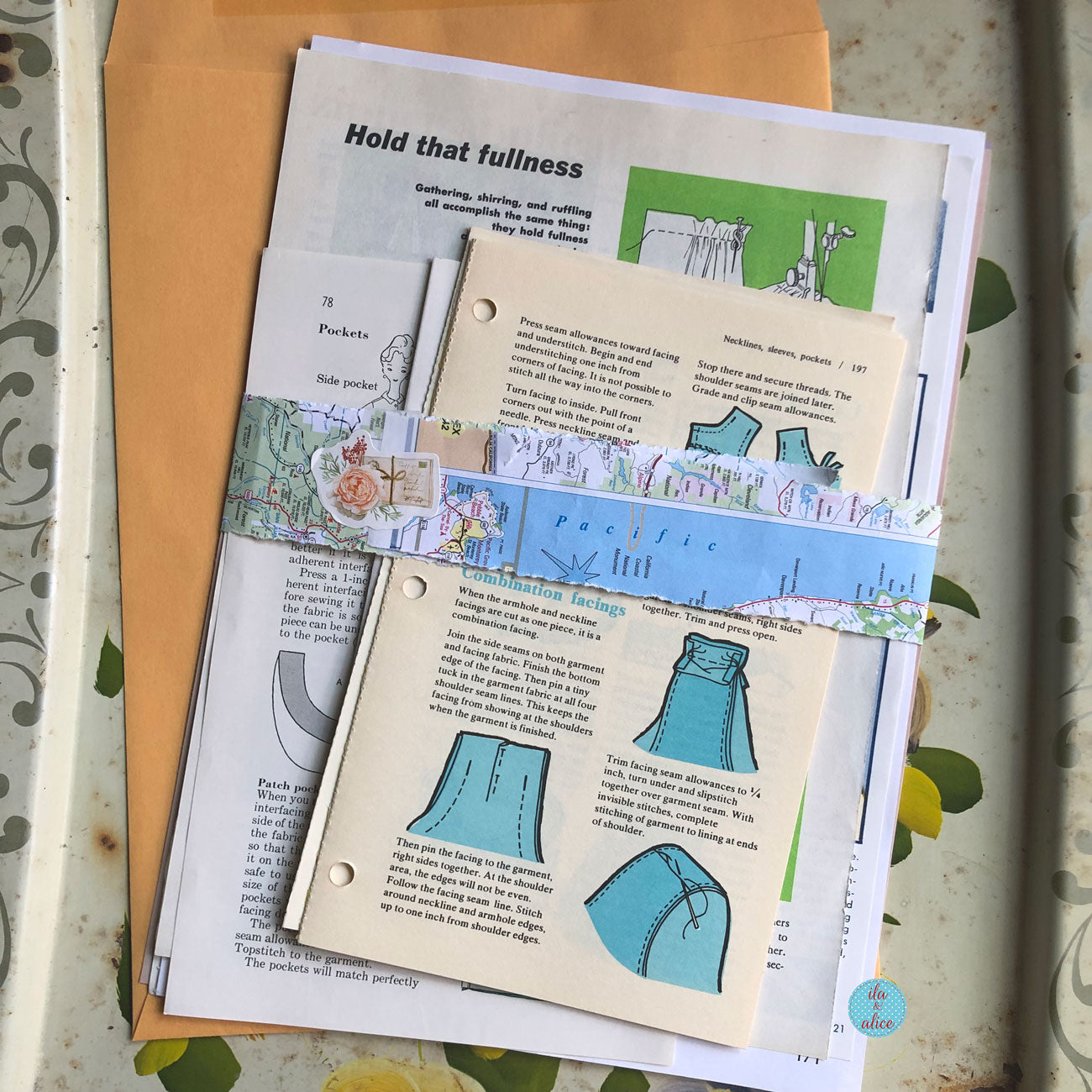 Vintage Sewing Paper Pack