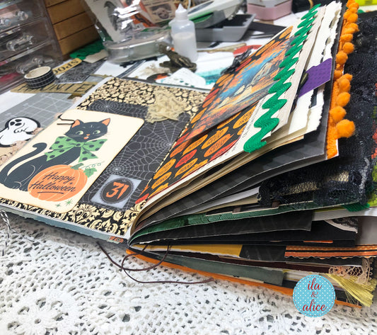 Frightfully Full — One-of-a-Kind Halloween Junk Journal