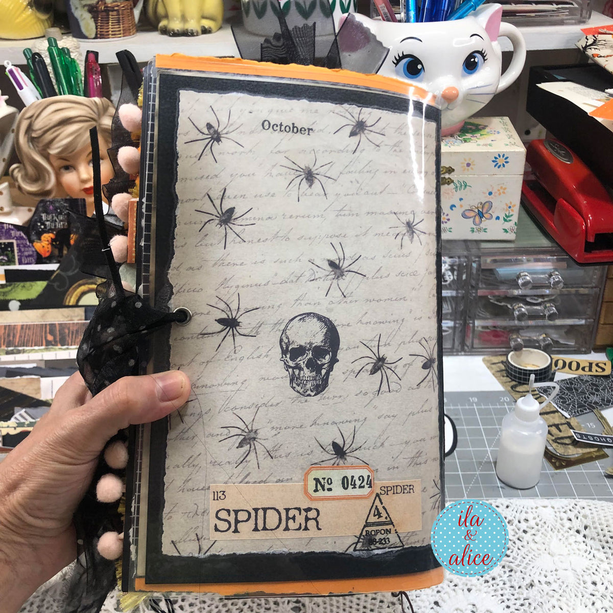 Frightfully Full — One-of-a-Kind Halloween Junk Journal