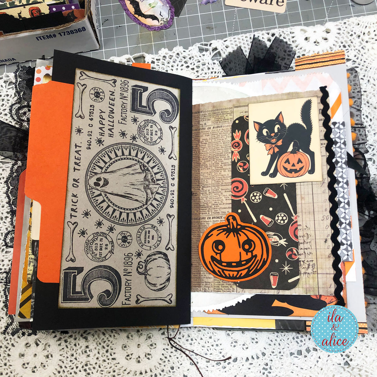 Frightfully Full — One-of-a-Kind Halloween Junk Journal