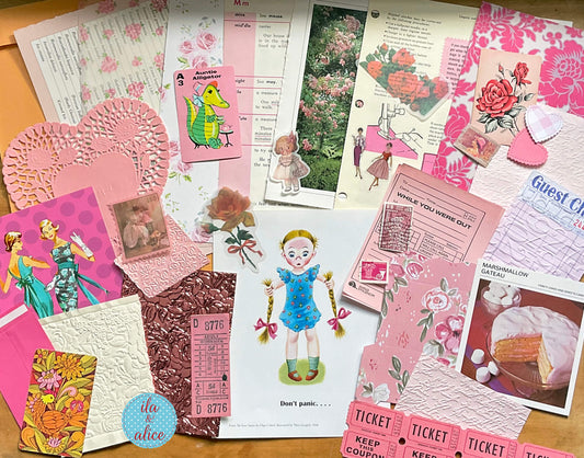 Collected Curiosities No. 03 — Strawberry Social Mix (8×12)