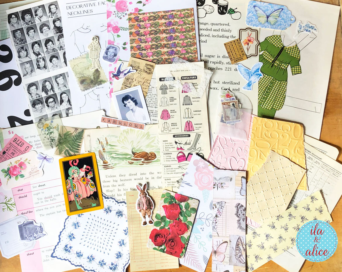 Curiosities No. 05 – Sewing Room Scrapbook Mix · Large