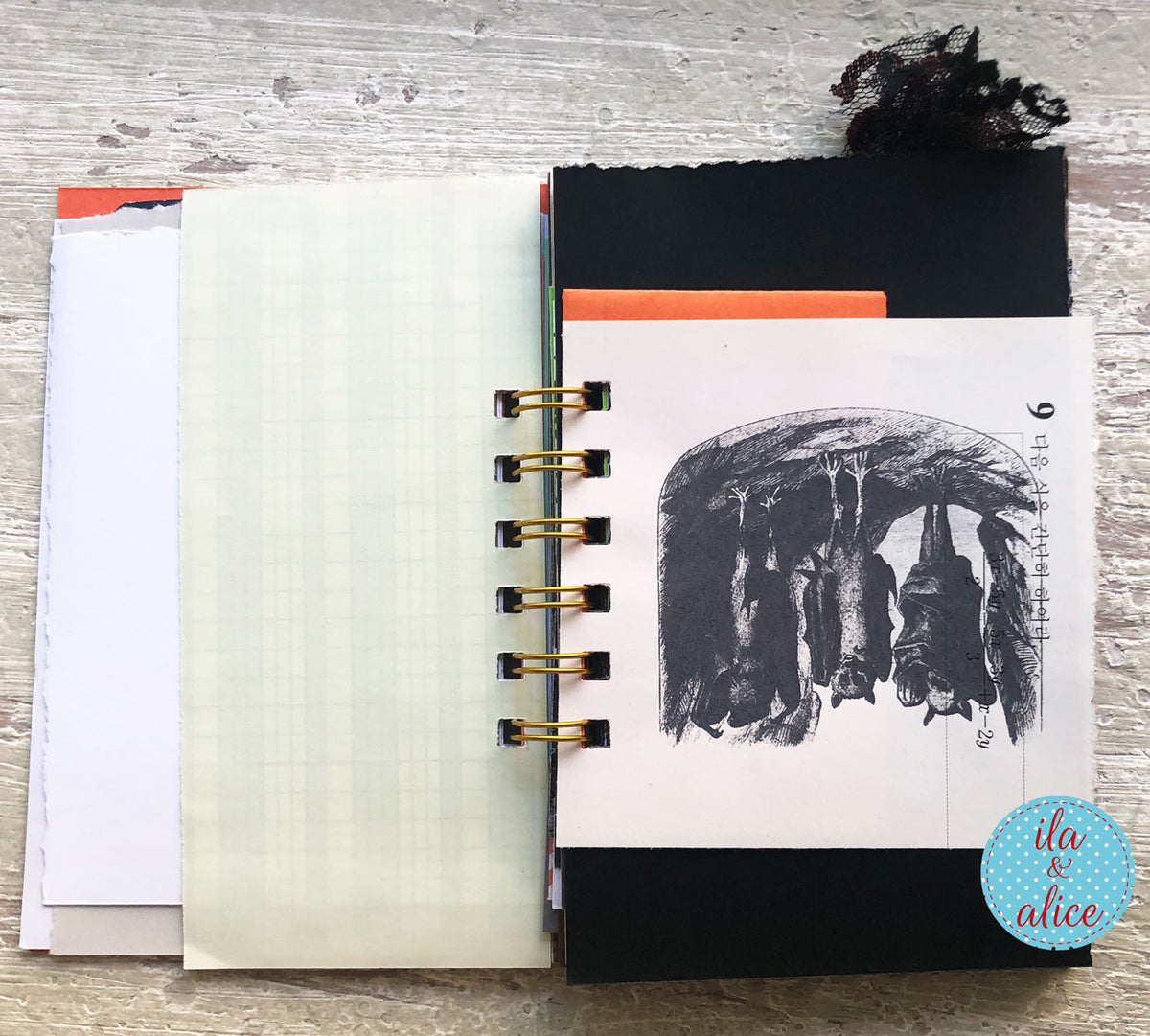 Halloween Mini Journal No. 4 | Night of Witches Gothic Mini Junk Journal