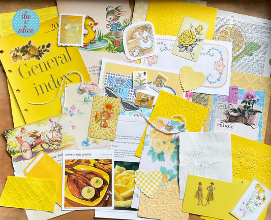 Collected Curiosities No. 02 – Mustard & Butter Mix (8×12)